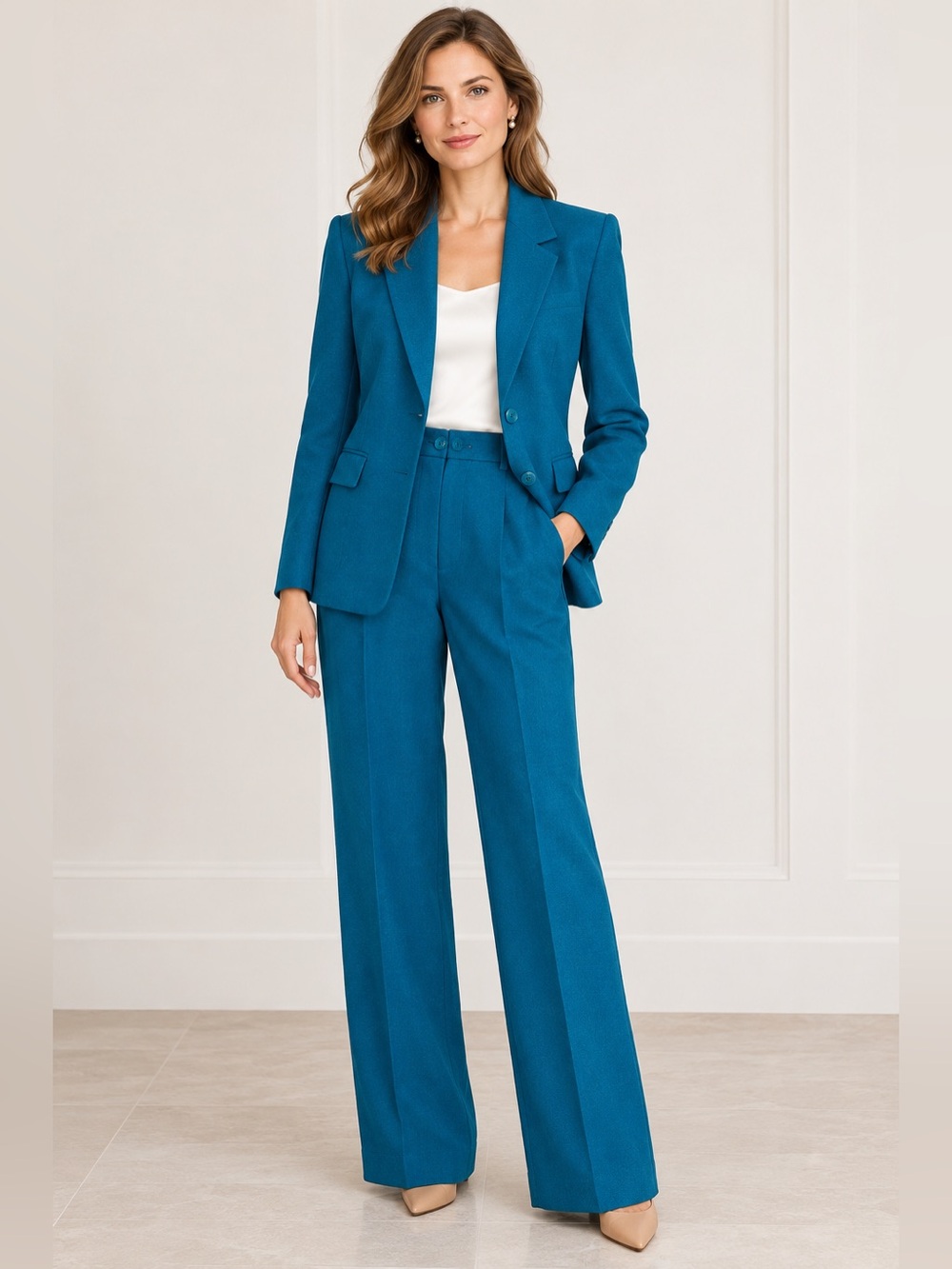 Pendleton blazer jacket slacks classic suit Small